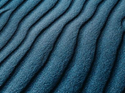 Calm blue abstract waves